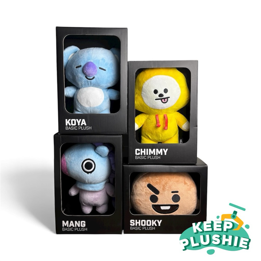 (พร้อมส่ง) ตุ๊กตา mang,chimmy, koya, Shooky basic plush. BT21 line friends ลิขสิทธิ์แท้ 100% ขนาด 10“ และ 8”