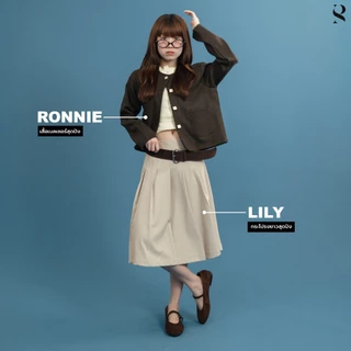 Ronnie_Sp105 เบลเซอร์ผ้าทวิสพรีเมียม ทรงสวย กระเป๋าจริง ผ้าเนื้อหนา ใส่สบายไม่คัน
