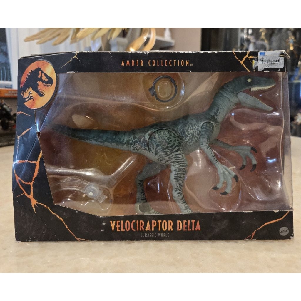 jurassicworld.Amber.collectionไดโนเสาVELOCIRAPTOR.DELTA(พร้อมส่ง)กล่องมีตำหนิ