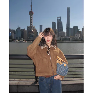 MALIMAYS - Harrow Suede Jacket แจ็คเก็ตหนังกลับบุขน