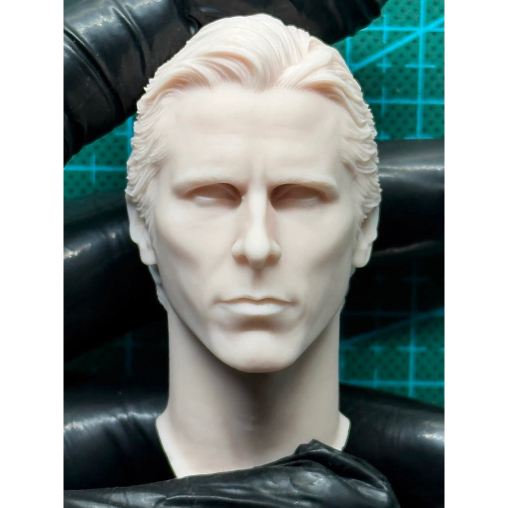 Unpainted head sculpt 1/6 bruce wayne tdk คุณภาพสูง