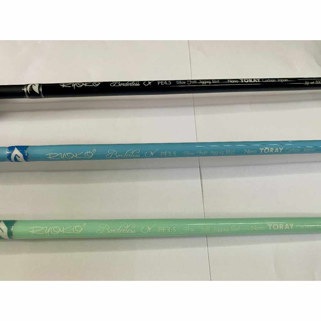 คันเบ็ด คันเบ็ดตกปลา Ryoko Borderless สีใหม่สายจิ๊ก