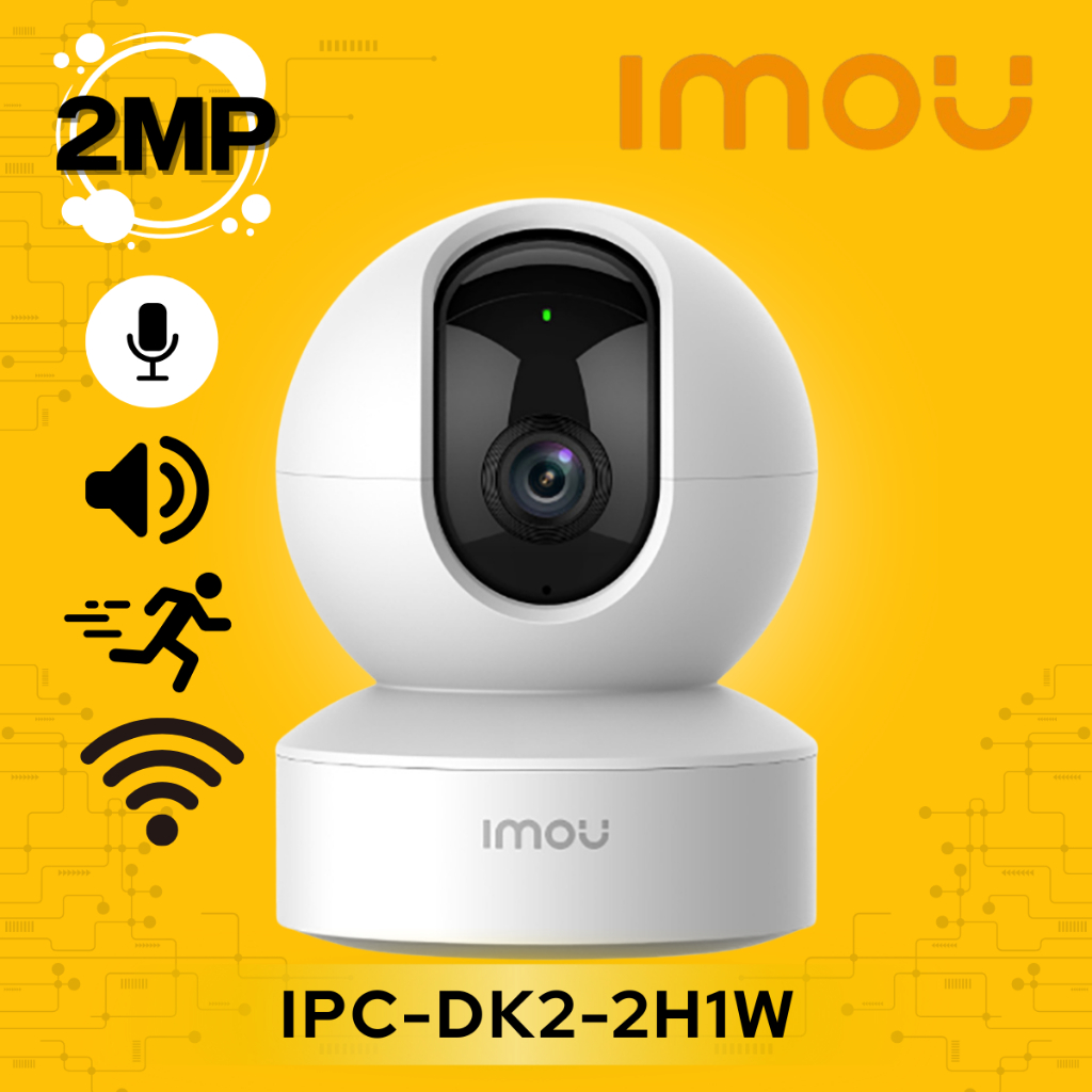 IMOU Ranger DK2 2MP (IPC-DK2) กล้องวงจรปิด Wifi โต้ตอบได้ หมุนได้ 355 องศา รับประกัน 2 ปี