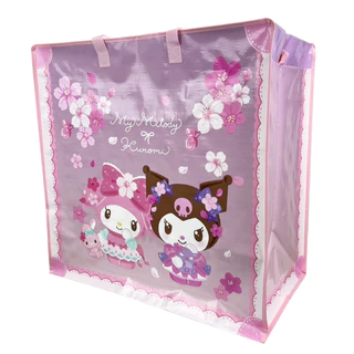 KOOM SQUARE กระเป๋าฟาง ลาย Sanrio ขนาด 59X35X60 ซม. มีให้เลือก2ลาย