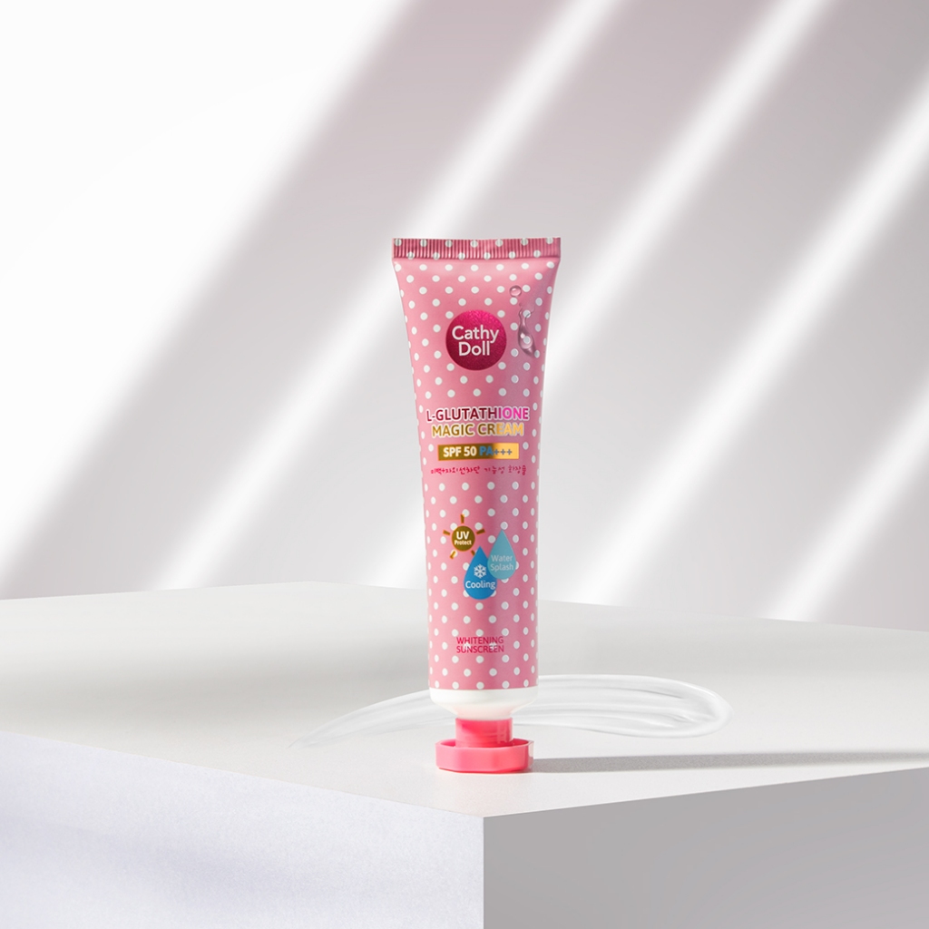 Cathy Doll แอลกลูต้าไธโอนเมจิกครีม เอสพีเอฟ50 พีเอ+++ 138ml (ครีมทาผิว,โลชั่น,โลชั่นกันแดด)