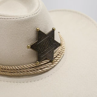 หมวกคาวบอย ทรงนายอำเภอ American Sheriff Style 05X18