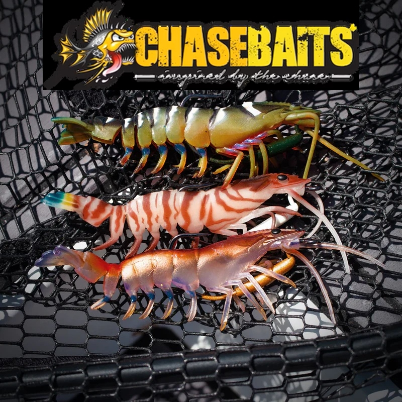 CHASEBAITS FLICK PRAWN All size !   *** กุ้งเทพ รวมทุกแบบทุกสี อัพเดทใหม่ 2025 ของแท้ 100% ***