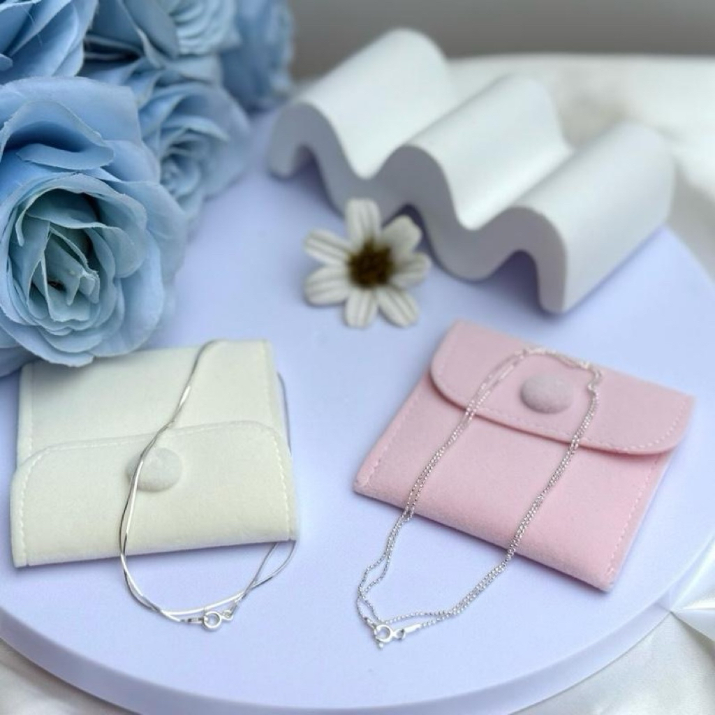 ถุงกำมะหยี่ พรีเมี่ยม สำหรับใส่เครื่องประดับ ขนาด 7x7 cm