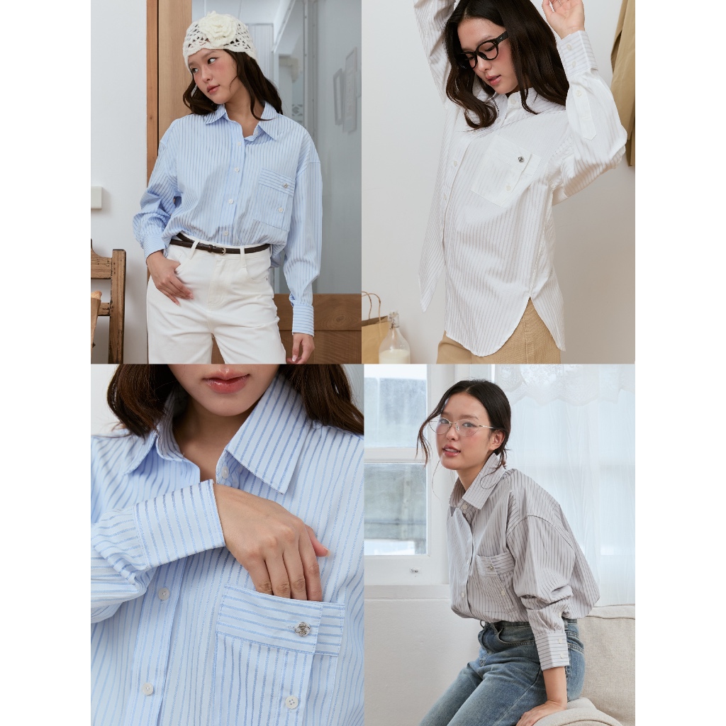 Sumwear.bkk - Howdy shirt เสื้อเชิ้ตผ้าทอมี Texture