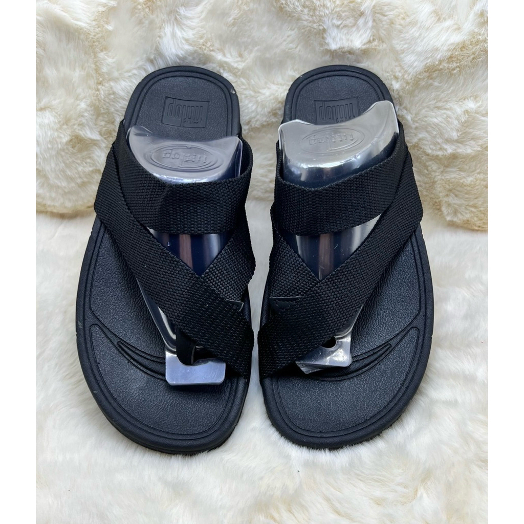 รองเท้า Fitflop สายสลิงสำหรับคุณผู้ชายและคุณผู้หญิงพื้นนิ่มใส่สบายเพื่อสุขภาพเท้าภาพจริงรูปจริงอยู่ในลานตรงปก