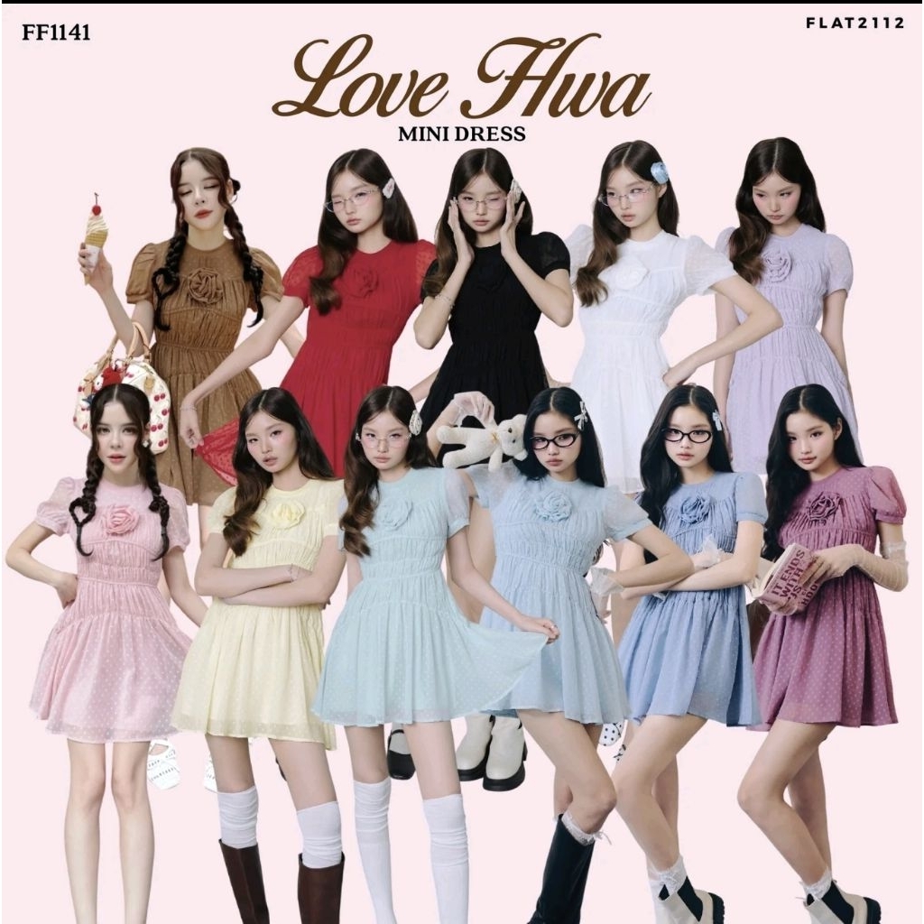 Flat2112 Love Hwa Mini Dress