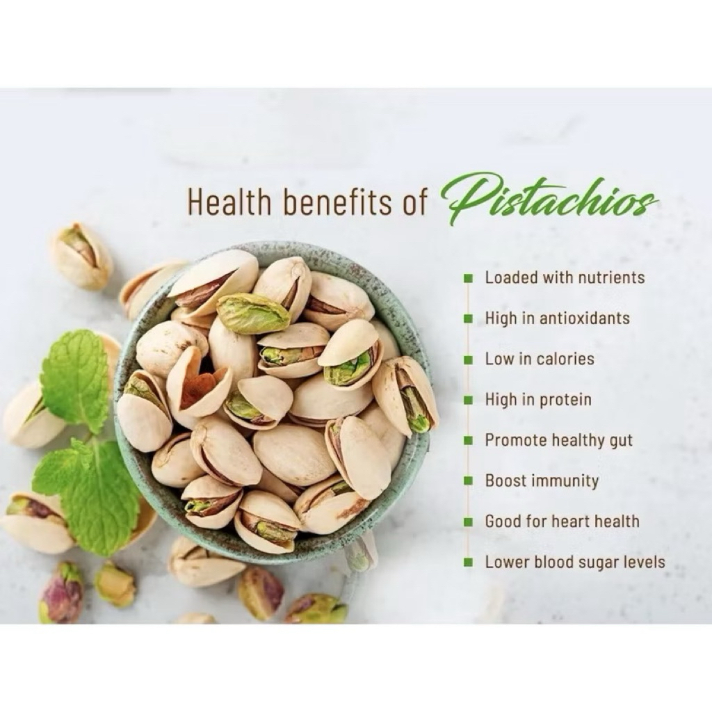 ถั่วพิสตาชิโอ แกะเปลือก Pistachio Without Shell tiada cangkerang USA 250g 500g 1KG gram grams