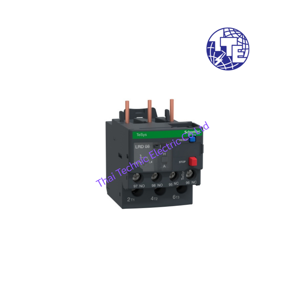 Overload Relay "SCHNEIDER" LRD-08  2.5-4.0Amp.
