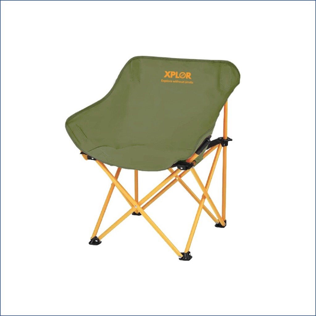 [ยิ่งซื้อยิ่งคุ้ม] HomePro เก้าอี้สนาม  XPLOR 50x69CM สีเขียว แบรนด์ SPRING