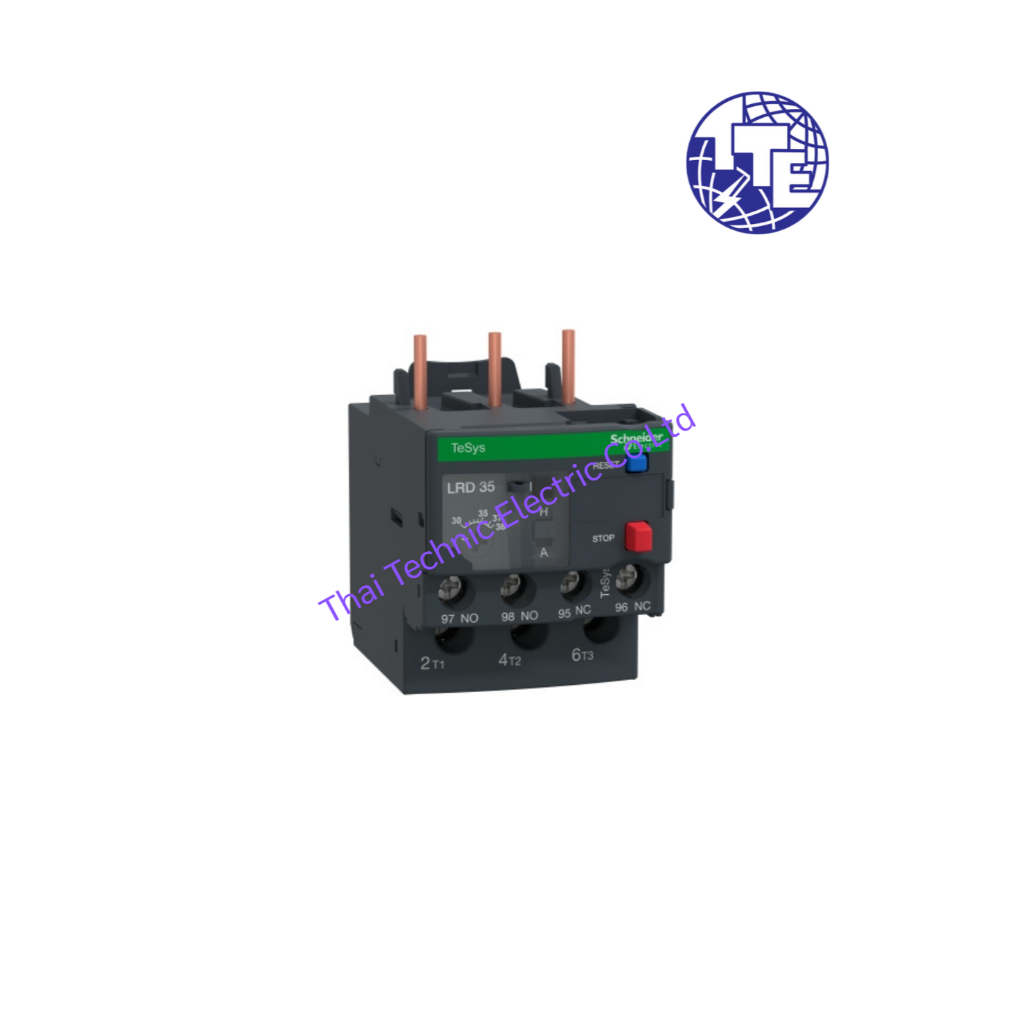 Overload Relay ''SCHNEIDER'' LRD-35  30.0-38.0Amp.