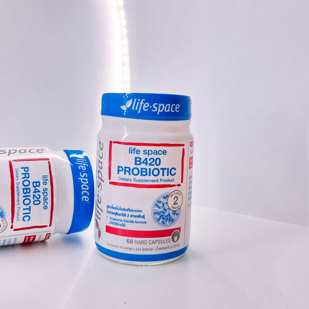 🔥ของแท้มีอย.🔥❤️Life Space Shape B420™ Probiotic 60 Caps ไลฟ์สเปซ โพรไบโอติกส์ จำนวน 60 แคปซูล❤️
