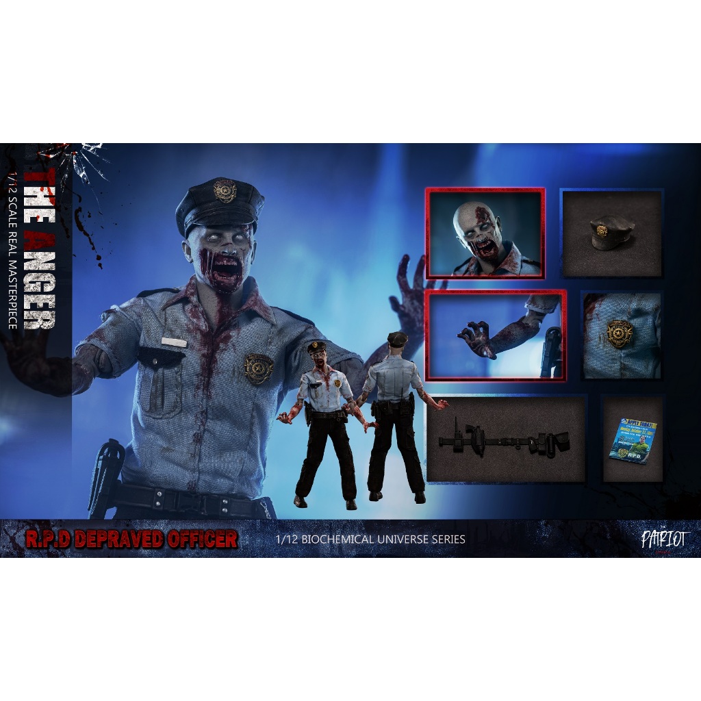 The Patriot studio 1/12 : R.P.D Officer [Reissue 2rd] - PATA011 : The Anger