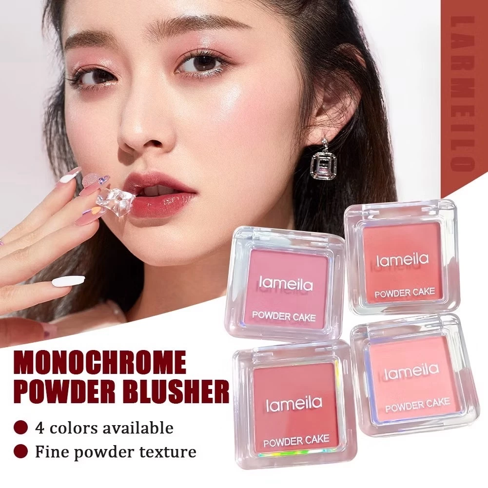 บลัชออนปัดแก้ม เนื้อแมตต์ เนื้อฝุ่น เนื้อดี สีสวย พิกเม๊นท์แน่นๆ thumbnail 6