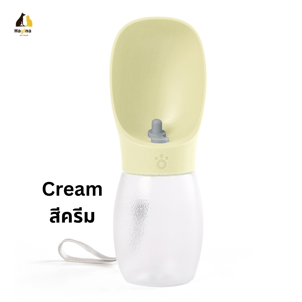 (พร้อมส่ง🇹🇭) กระบอกน้ำพกพาสำหรับสุนัขและแมว พกง่าย ใช้งานสะดวก ไม่หก ไม่เลอะ - รูปที่ 7