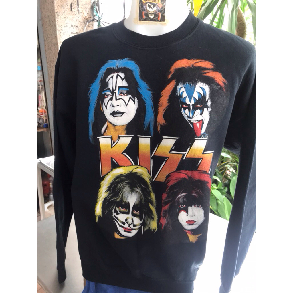 เสื้อวงKISSสีดำแขนยาว