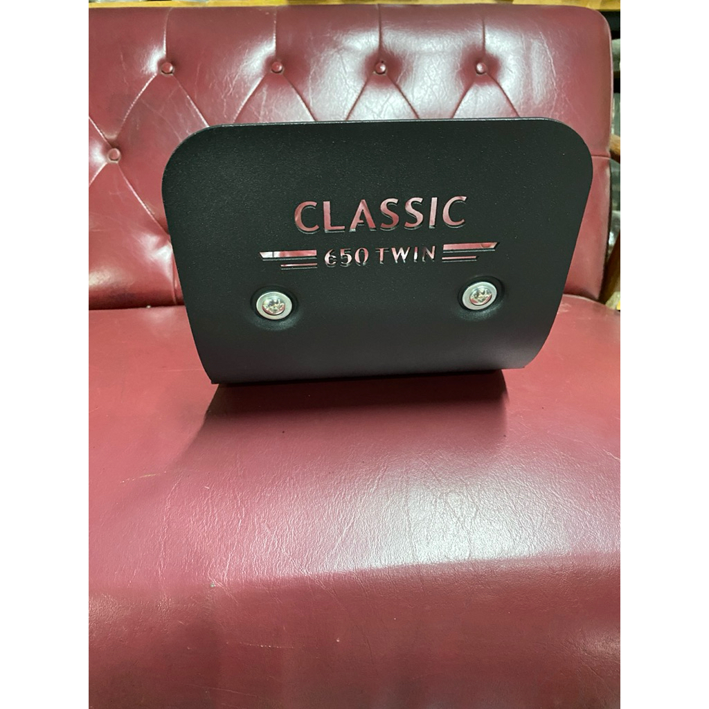 การ์ดกันแคร้งเครื่องสำหรับรถRoyalEnfieldClassic650ตรงรุ่นทำสีPowdercoat