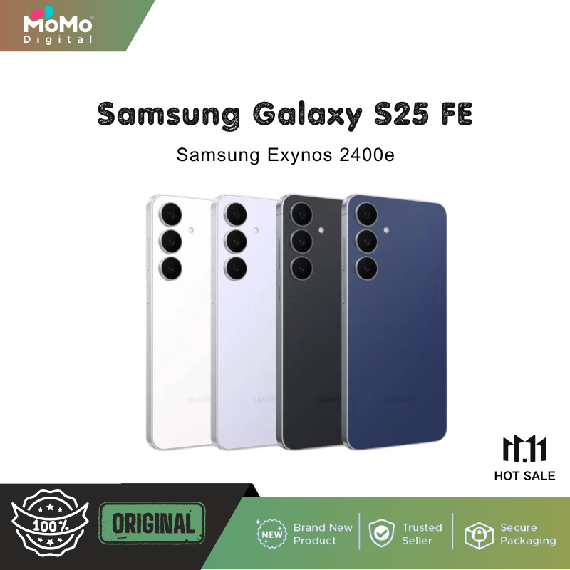 Samsung Galaxy S25 FE Dual SIM + eSIM Exynos 2400 (4 nm) 6.7 inches 120Hz 1080 x 2340 pixels 4900 mA