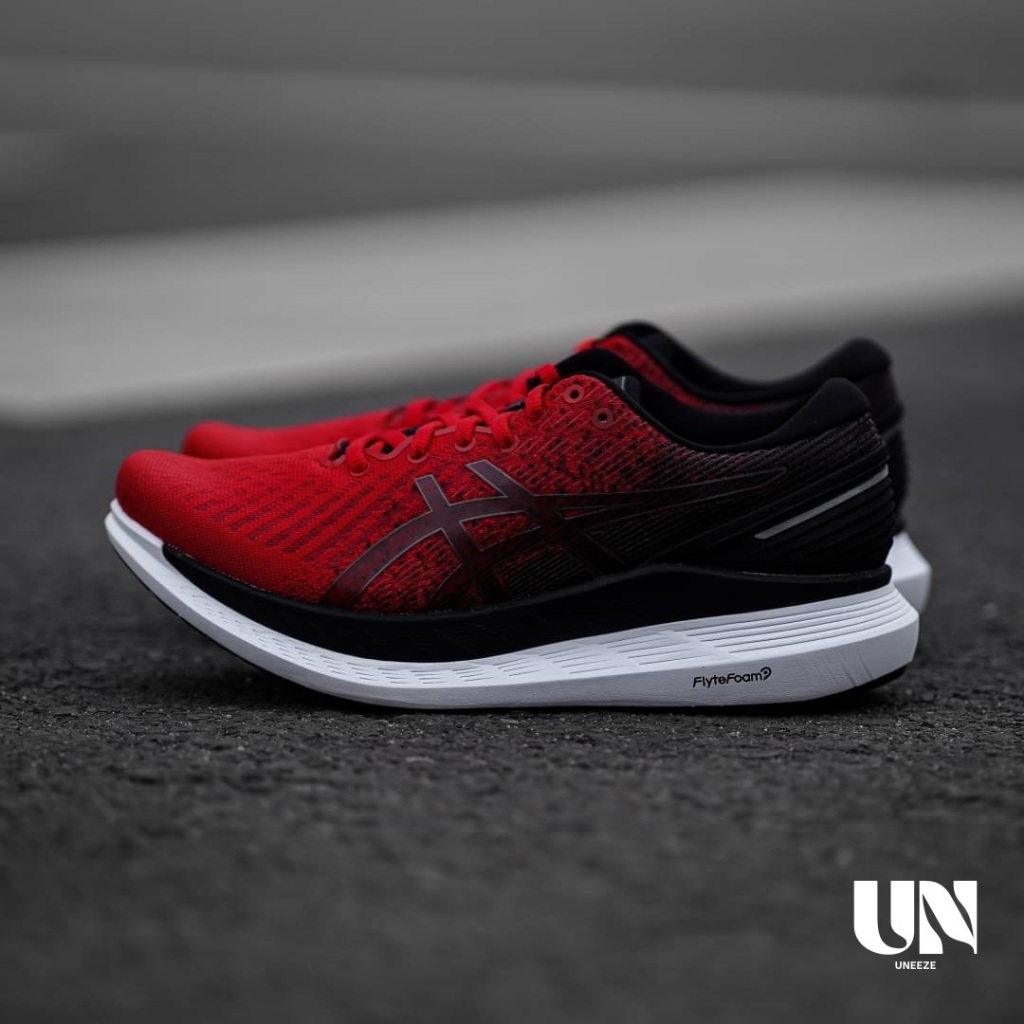 [ของแท้ ส่งไว จากไทย] ASICS GLIDERIDE 2 ELECTRIC RED/BLACK