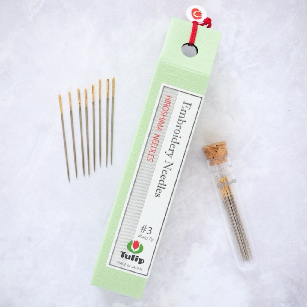 Tulip  Embroidery Needles Gold eyes เข็มงานปัก ฮิโรชิมา made in japan 🇯🇵