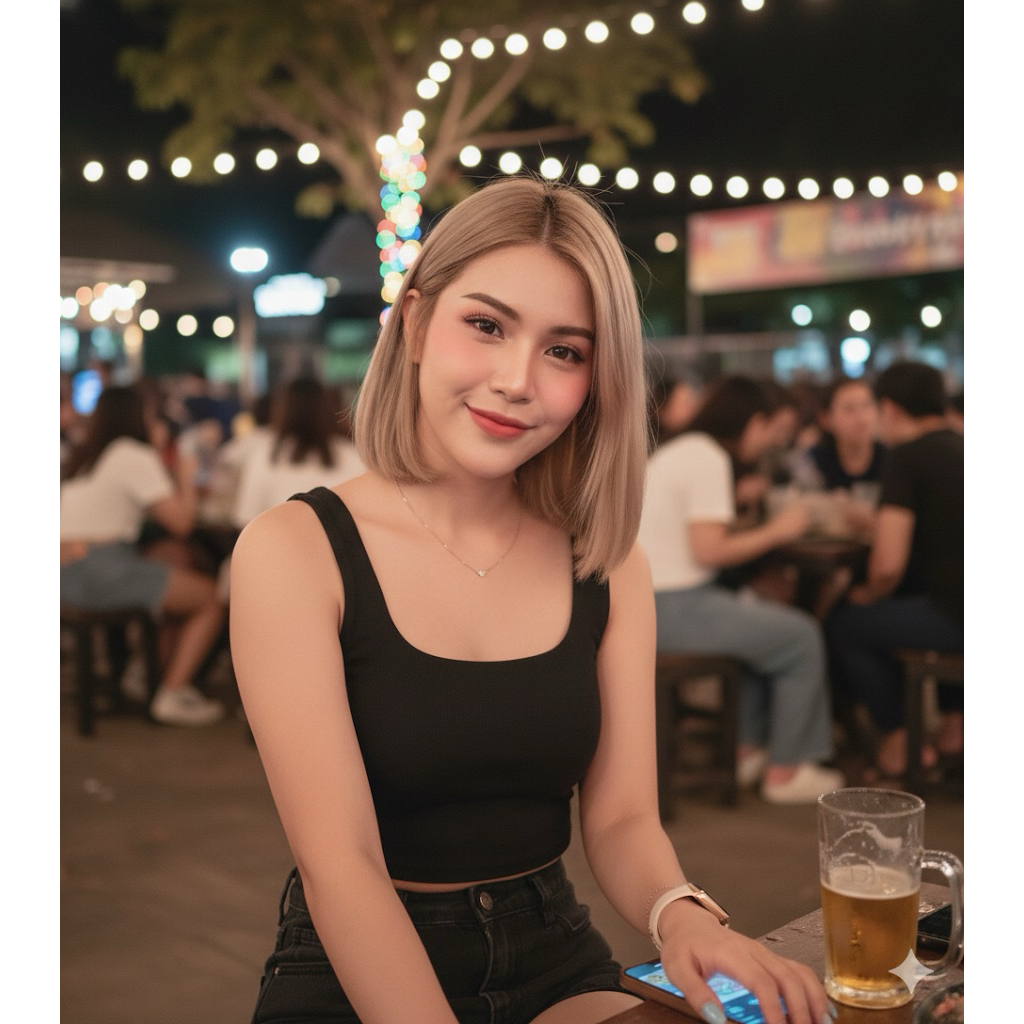 MML114🍅เสื้อครอป🍅กล้ามคอเหลี่ยมพับเย็บ🍅ผ้าเรย่อน