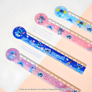ไม้บรรทัดอะคริลิค 15 ซม. Ruler ไม้บรรทัดตรง ลายการ์ตูนน่ารัก | ไม้บรรทัดทนทาน ไม่หักง่าย | เครื่องเขียน อุปกรณ์การเรียน