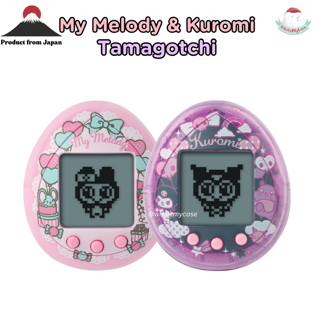 ⭐️ใช้โค้ดลด 30%⭐️ (พร้อมส่งจากไทย🇹🇭) Tamagotchi My Melody & Kuromi ของแท้100% จากประเทศญี่ปุ่น ใช้สำหรับห้อยกระเป๋า