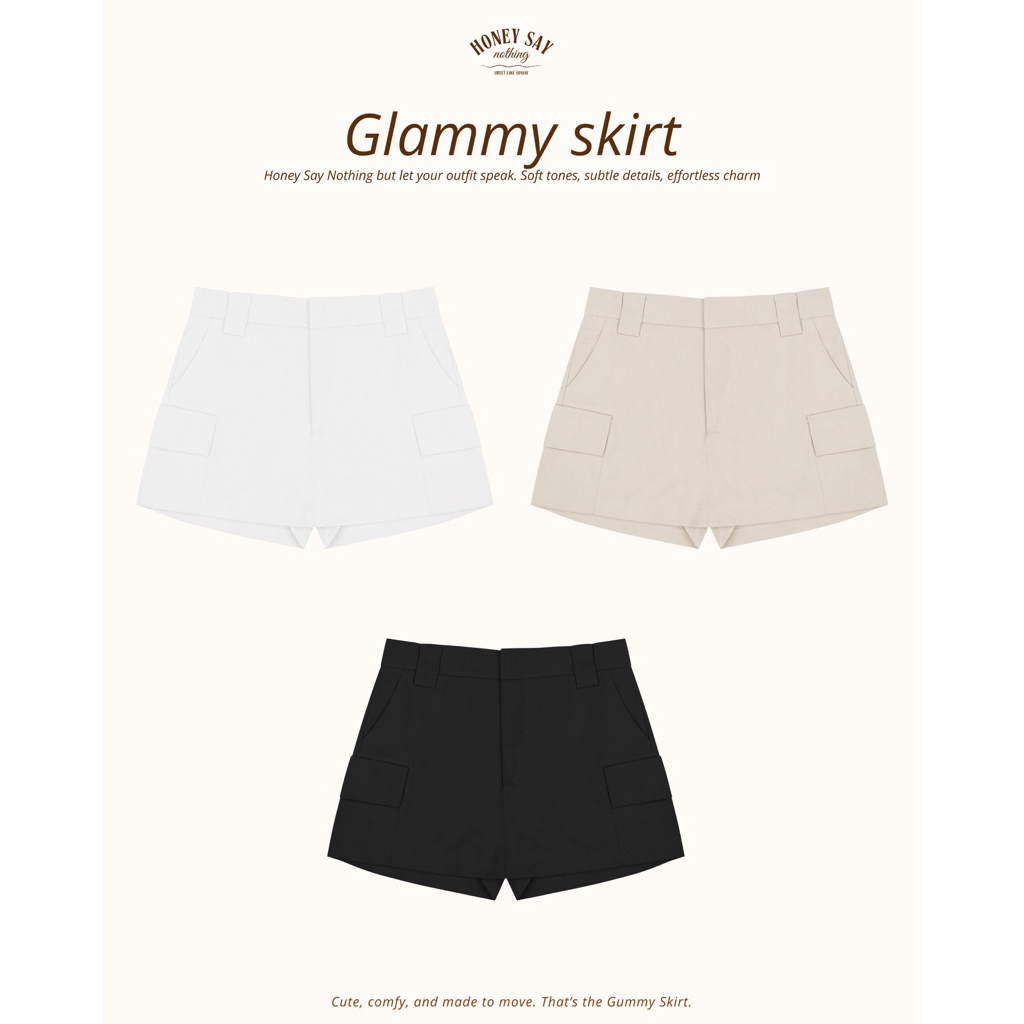 MALISTA - GLAMMY SKIRT กระโปรงกางเกง