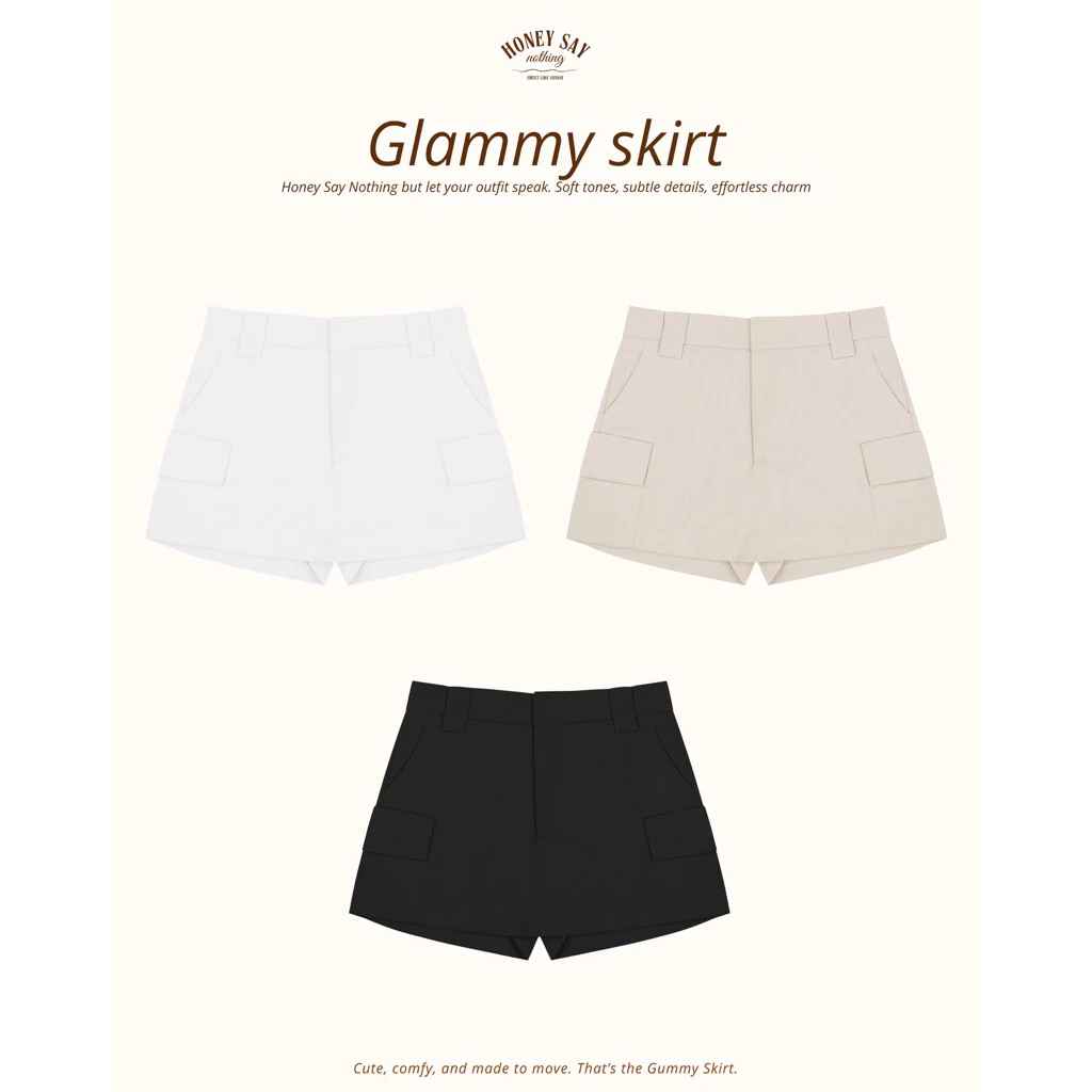 MALISTA - GLAMMY SKIRT กระโปรงกางเกง