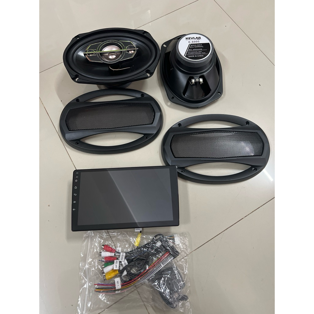 1759บาท จอแอนดอยแท้ 9นิ้ว 1ตัว ลำโพง6x9 1คู่ ลำโพงติดรถยนต์