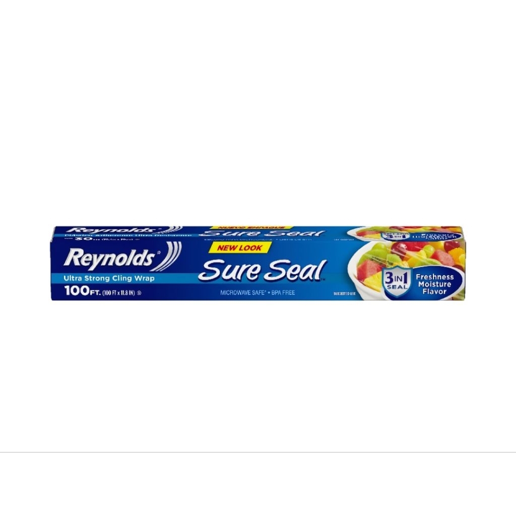 REYNOLDS Sure Seal Ultra Strong Cling Wrap PVC Size 30 cm. x 30.4 m. x 0.95 Micrometre