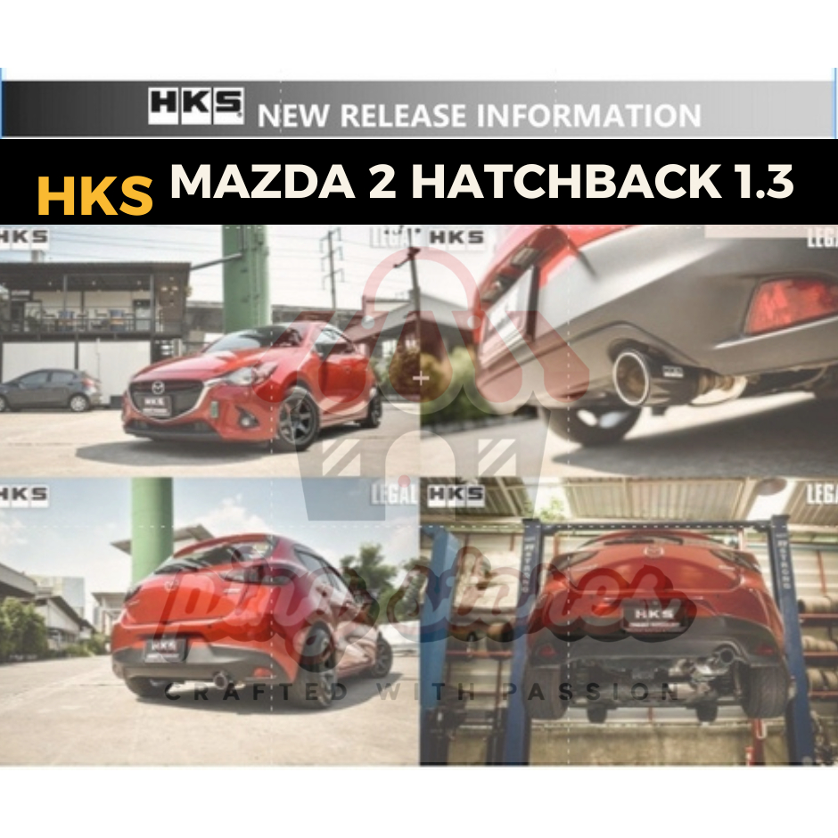 ท่อ HKS Mazda 2 1.3L เบนซิน 5ประตู Skyactiv
