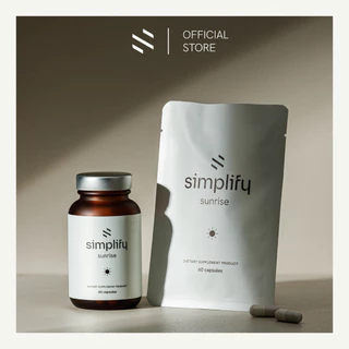 Simplify Sunrise Tester[ซอง 14 แคปซูล] วิตามินรวม สูตรเช้า 14 แคปซูล เพิ่มพลังงาน ภูมิคุ้มกัน ลดความเครียด