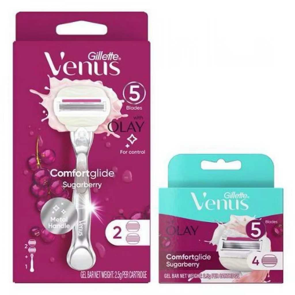 ยิลเลตต์ วีนัส ชูการ์เบอร์รี่ มีดโกน Gillette Venus Venus Sugarberry Women's Razor