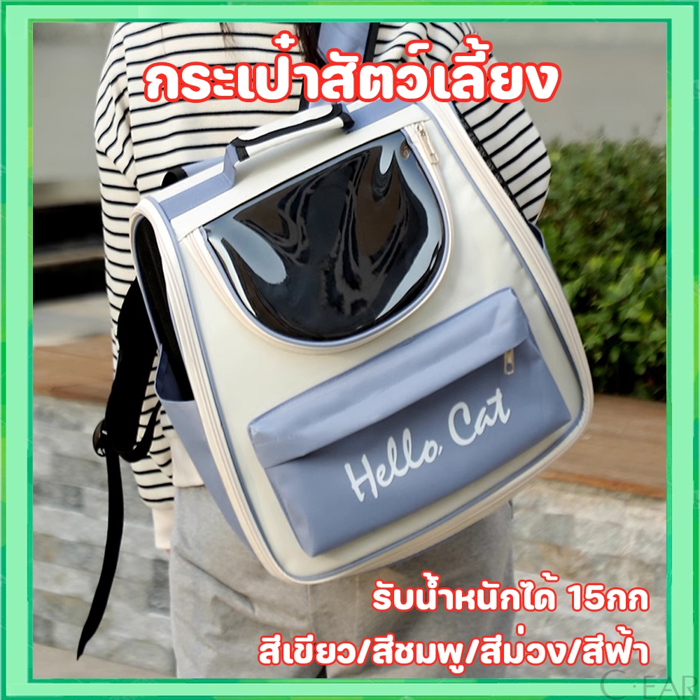 รีวิวเป้สัตว์เลี้ยงขนาดใหญ่ พับเก็บง่าย ระบายอากาศดี พาแมวเที่ยวสบาย