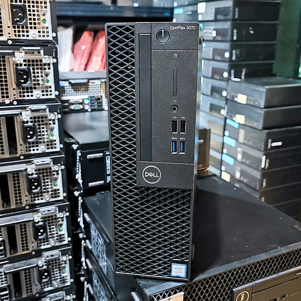 คอมพิวเตอร์มือสอง Dell OptiPlex 3070 SFF CPU i7-9700 (i7GEN9) Windows 10 Pro แท้ มี WiFi