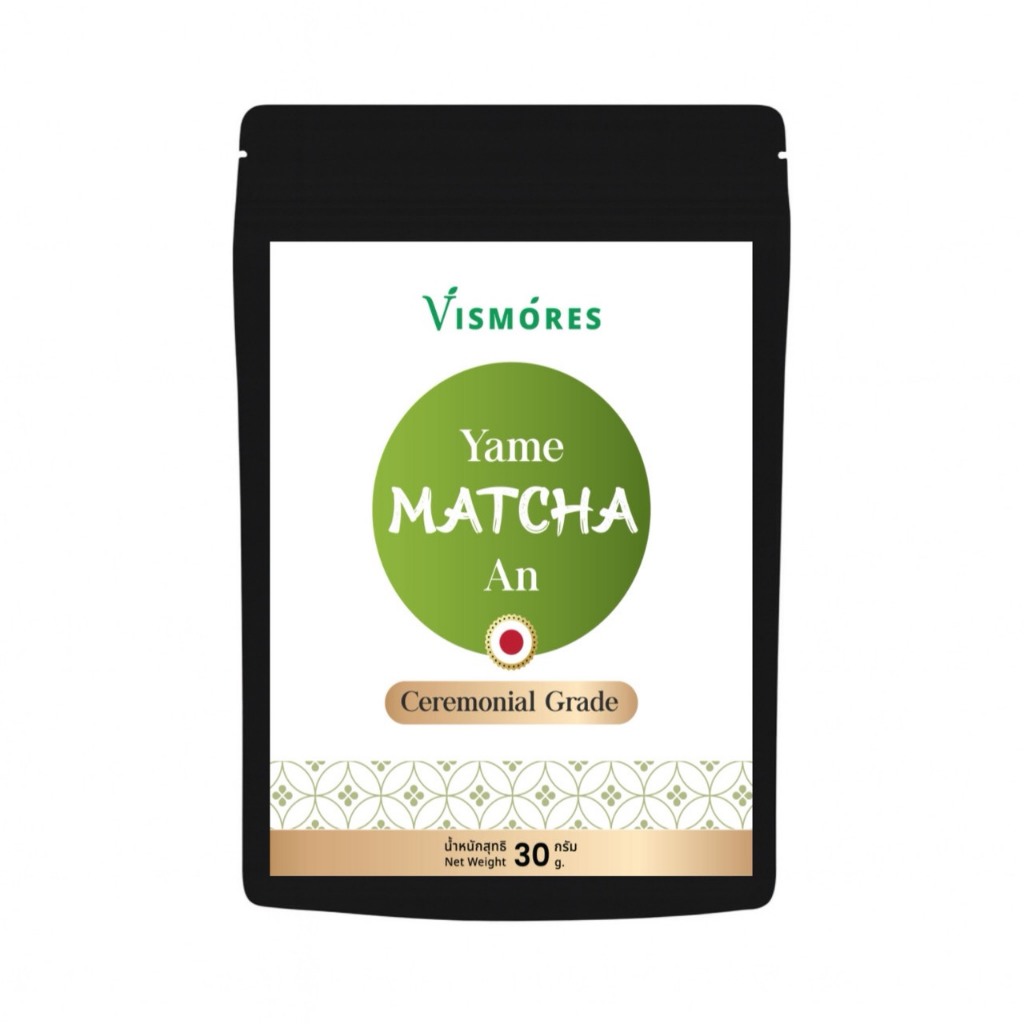 Yame Matcha An Vismores มัทฉะเกรดพิธีการ Ceremonial Grade 30g | ผงมัทฉะจากญี่ปุ่น