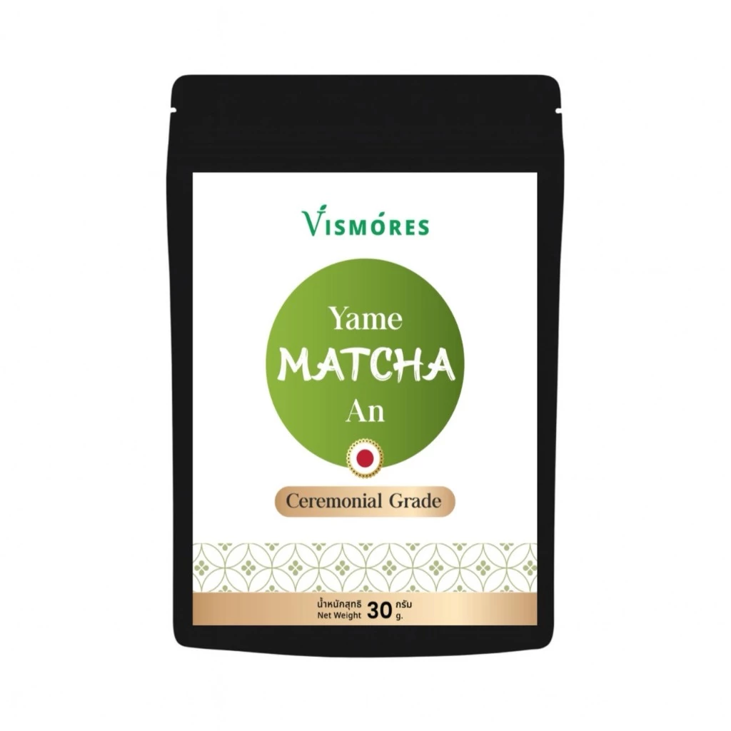Yame Matcha An Vismores มัทฉะเกรดพิธีการ New Harvest 2026 Ceremonial Grade 30g | ผงมัทฉะจากญี่ปุ่น