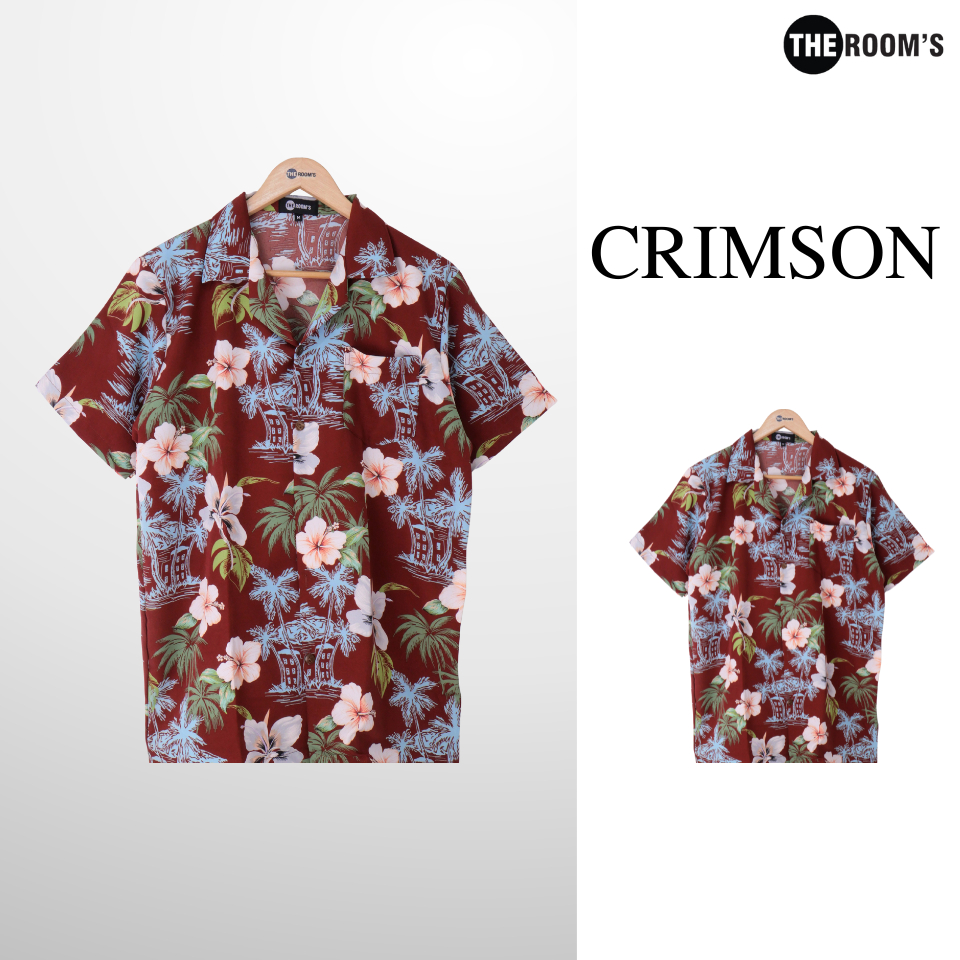 THE ROOM'S - เดอะรูม เสื้อฮาวาย โคตรนุ่ม แขนสั้น ผ้าไหมเย็นญี่ปุ่น ผ้าดีมาก ลาย อันดามัน — صورة 5