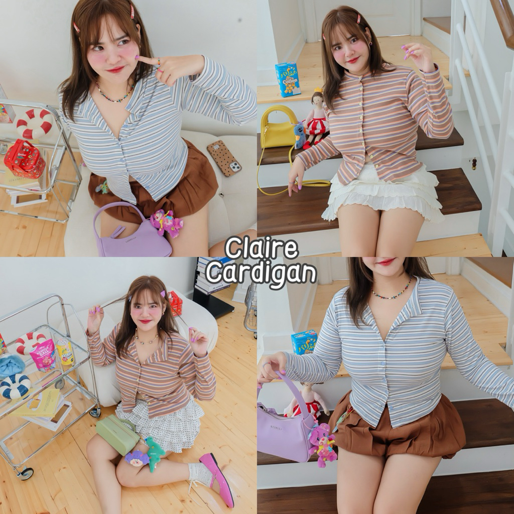 ꔛ Claire Cardigann คาร์ดิแกนสาวอวบ 🛝👀🥫~ ♡