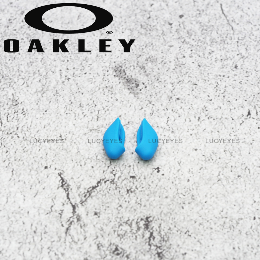 อะไหล่แป้นจมูก OO แบบเกี่ยวสีฟ้า (แบบเอเชีย) สามารถใส่กับแว่นรุ่น OO9112, FLAK JACKET,  OO9153, HALF