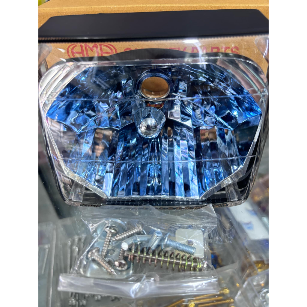 โคมไฟหน้า ใส่รถรุ่นSUZUKI คริสตัล RC80 RC100 RCหม่ำ ใส่ได้ตรงรุ่นรถ/ช่วยให้ส่องสว่างได้ดียิ่งขึ้น/ทนความร้อน/พร้อมส่ง