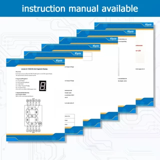 KLYSTR Super Starter Kit/ชุดการเรียนรู้สําหรับโครงการ Arduino Uno R3 Arduino พร้อมบทช่วยสอนเข้ากันได้กับ Arduino