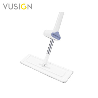 Vusign ไม้ถูพื้นรีดน้ำ ไม้ถูพื้นรีดน้ำในตัว 2in1หมุนได้ 360℃…