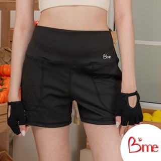 B'me กางเกงเลกกิ้งขาสั้น รุ่น MER306 สีดำ สีเขียว