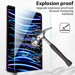 ฟิล์มกระจกใสนิรภัย สำหรับ Galaxy Tab A9+ S7/S8 11 S8+ 12.4 S10FE+ 13.1 S6 Lite 10.4 A8 10.5 Tempered Glass Screen (10.5)